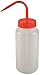 Wash Bottle, Standard Spout, 32 oz, Red