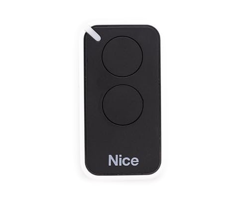 Mando Era Inti - Mando de Garaje de Dos Botones Era Inti. Control Remoto Garaje y Portón - Alta Compatibilidad y Fácil Programación (Negro Black)