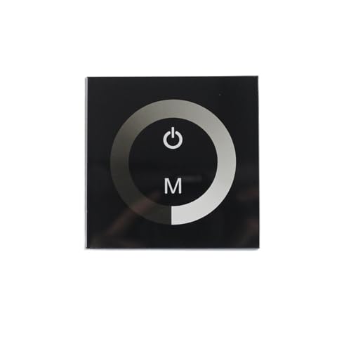 Atenuador led monocromático con interruptor táctil y controlador de brillo de panel 86 3
