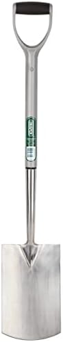 Draper DRA83755 Stainless Steel Garden Fork With Soft Grip Handle, Silver
