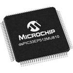 DSPIC33EP512MU810-I/PF, MCU 16-bit dsPIC RISC 536KB Flash 3.3V Automotive 100-Pin TQFP Tray (5 Items)