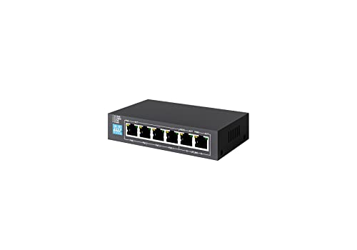 EXTRALINK Euros V2 PoE Swich, 4x100Mb/s PoE/PoE+, 2xRJ45 Uplink 100Mb/s, 60W Cover