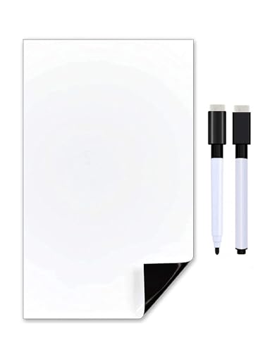 KRYTONE.Fx®A4 Message Board Magnetic Fridge Soft Whiteboard Home Office Memo with 2 Marker Pen
