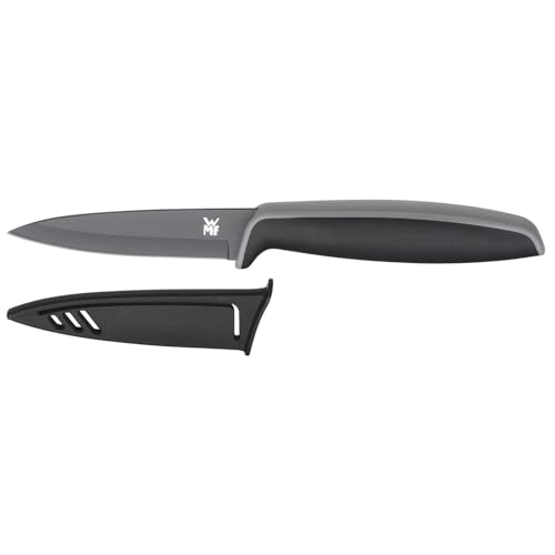 Foto von WMF Touch Messerset 2-teilig, Küchenmesser mit Schutzhülle, Messer Set Spezialklingenstahl antihaftbeschichtet, scharf, Kochmesser, Gemüsemesser, schwarz