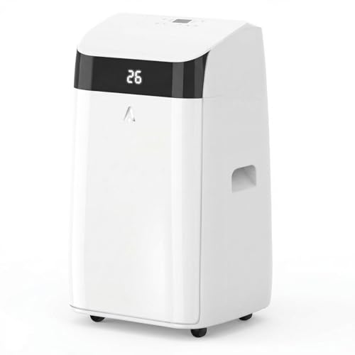 Aire Acondicionado Portátil 10000 BTU TCL, 3 En 1 Frío Ventilador Deshumidificador, Refrigeración Rápida 2930W, Eficiencia Energética Clase a+, Controla La Humedad 1,1L/h, Para Hogar y Oficina, Blanco