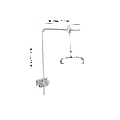 Soporte de aluminio para acuario sin marco ajustable Zerodeko 3