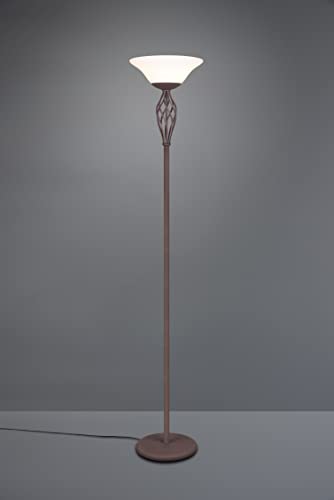 Lampadaire Rustica finition rouille au design rétro haut de gamme - 3