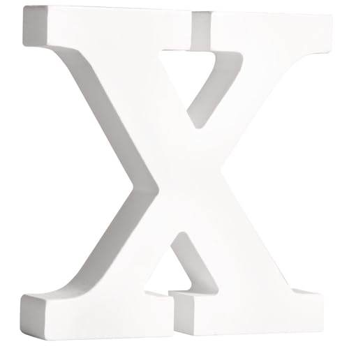 Rayher 62675000 MDF Letter X White 11 cm Thickness 2 cm