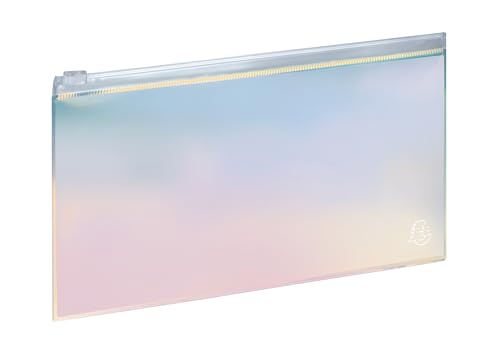 Exacompta 990570E - Pochette plate zippée Iris - 22 x...
