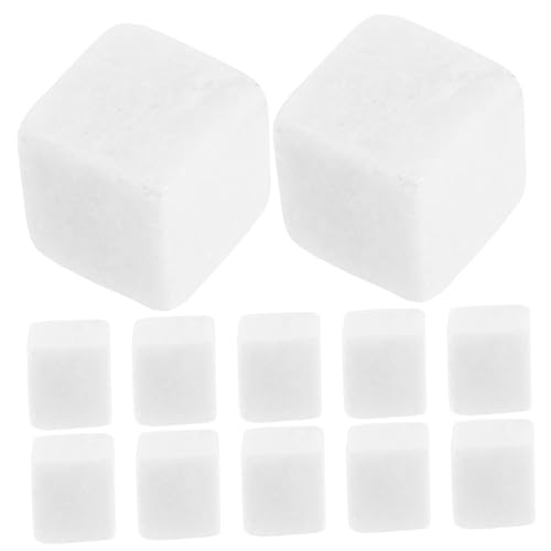 Warmhm 12 Pezzi Pietre Raffreddanti in per Bevande Riutilizzabili Ghiaccio Whisky Resistenti Compatto per Vino e Liquori Regalo per Amanti del Whisky