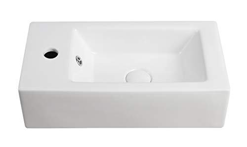 Elanti Collection Ec9899-R Sink, White #TOP1