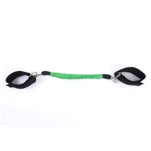 GOOHOCHY Bandas de Resistencia para Piernas y Tobillos Ajustables Entrenamiento de Agilidad y para Gimnasio Casa Banda Elástica de Látex Natural Verde