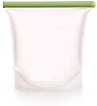 Lekue, 1500ml/6.35cups Reusable Silicone Bags for Airtight Food S...