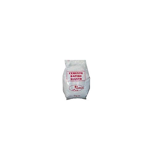 Sirius Satellite Radio - Cemento rápido, blanco, 1 kg
