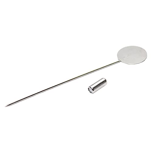 キャッチ付 ブローチピン 【台座直径 15mm】【業務用 10個セット】sgy-1032-10p