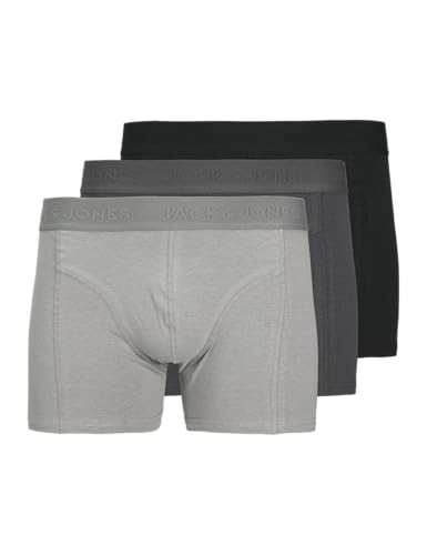 JACK & JONES Herren Jacordinary Trunks 3 Pack, Black, l (3er Pack) – Ansicht 1