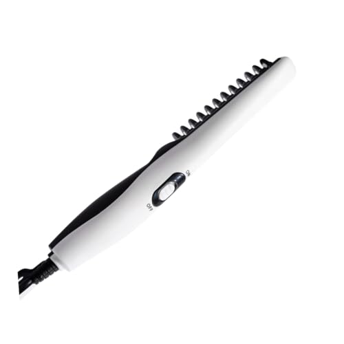 WRITWAA Peigne à Barbe Électrique Lisseur Pour Barbe Peigne De Coiffure Portable Lisseur à Droit Lissant Multifonctionnel