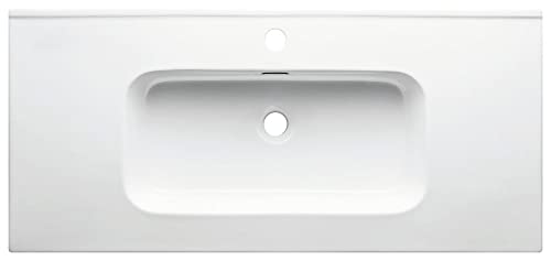COMAD - Lavabo para empotrar (101 x 46 x 17 cm), color blanco