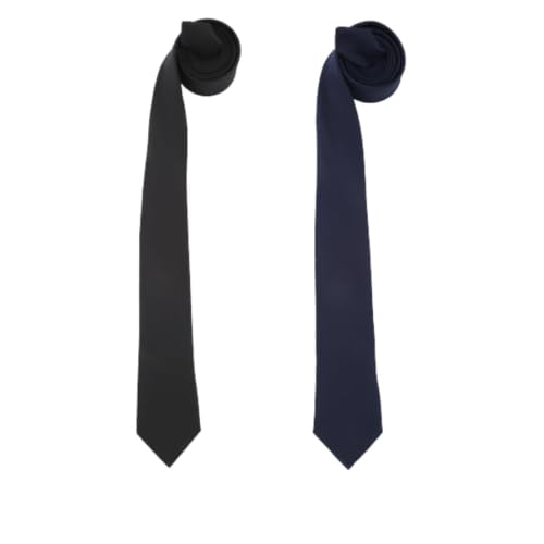 Image of Men's Microfiber Slim Tie, Matte Finish Necktie for Formal Wear