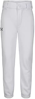 Under Armour Little Boys' Baseball Pant, White, 4