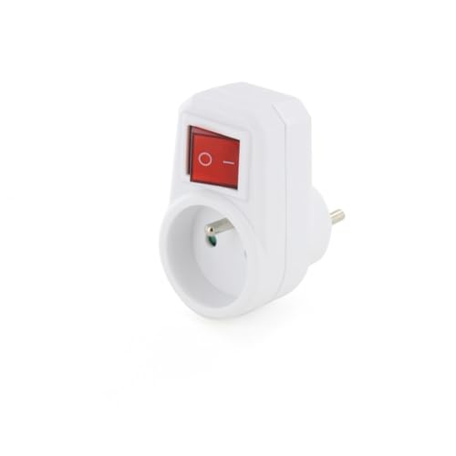 CHACON Prise Easy Switch on/Off 16A 3500W Blanc
