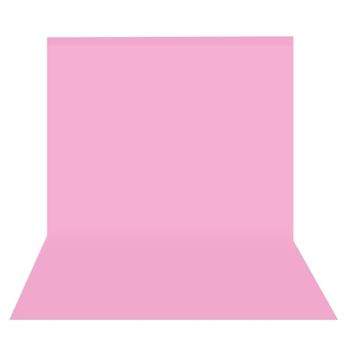 Image of HomeArt 4x8 Feet Pink Backdrop for Decoration, Photography, Chroma Key Virtual Background Sheet for Photography Zoom Meeting, Cloth Curtain for Video Studio Streaming Gaming Photoshoot