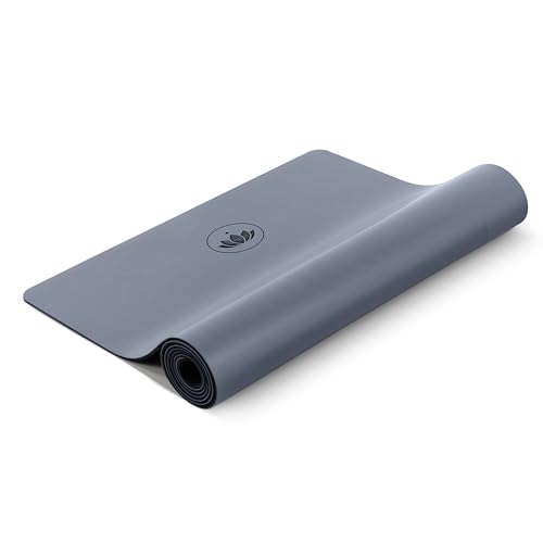 LOTUSCRAFTS Yogamatte rutschfest aus Naturkautschuk universell einsetzbar als Yoga Matte Sportmatte Gymnastikmatte Fitnessmatte Yoga Mat Matte Sport Trainingsmatte (Indigo Dust)