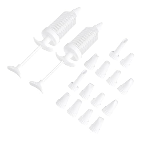 CHICAMPERA 16piezas Para Repostería Prensa Para Galletas Molde Para Galletas Agarre Cómodo Para Decorar Postres Suministros Con Boquillas Para Glaseado Decorador De Postres Máquina Para