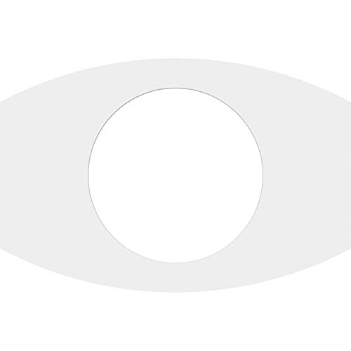Image of Ekena Millwork CMP14X9KY-07000 Kailey Architectural Grade PVC Contemporary Urethane Ceiling Medallions 14 inchW x 9 3 /8 inchH x 7 inchID x 7 1 /2 inchC x 1 inchP