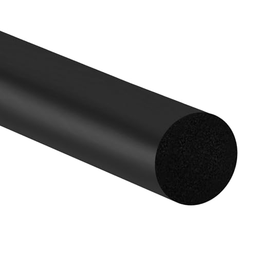 Mousse de calfeutrage élastique noire pour isolation et étanchéité de joint
