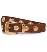 Madewell Women's Chunky Metal Leather Belt
