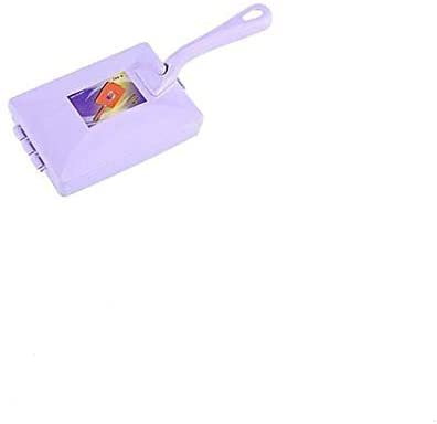 ABBASALI Handheld Double Roller Style Brush Carpet Cleaning Brush Sweeper Crumb Remove Hair Brushes, Random Color Delivery