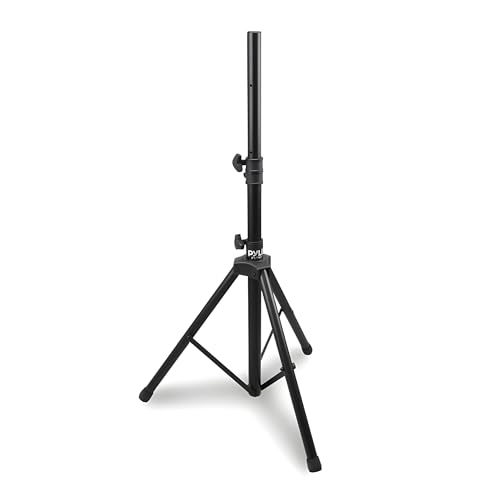 PYLE Lautsprecherständer höhenverstellbar 91148 cm Boxenständer & Lautsprecher Ständer Speaker Stand 35 mm Faltbares Lautsprecher Stativ Robustes Boxenstativ & Boxen Ständer für PA & Studio