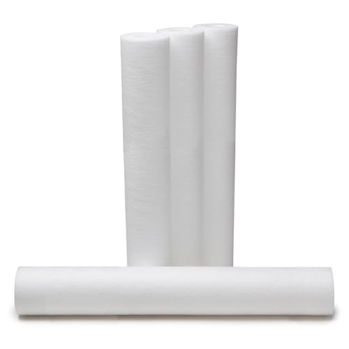 Image of Aquasana Whole House Replacement Pre-Filters | Reduces Sediment, Rust & Dirt That Can Clog System | Genuine & Certified | 20-Inch | 4 Count | EQ-304-20 White