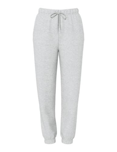 PIECES Pantalones Casuales para Mujer, Gris Claro, S