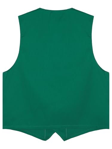 Unisex Kids Boys Girls Sleeveless Button Down Side Pockets Vest Waistcoat for Volunteer Activity Uniform4