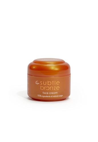 Ziaja Subtle Bronze Bronzing Face Cream 50ml - Gradual Self Tanner for Dry Dehydrated and Normal Skin - Hydrating Streak Free Natural Sun Kissed Glow with DHA Vitamin E and Panthenol