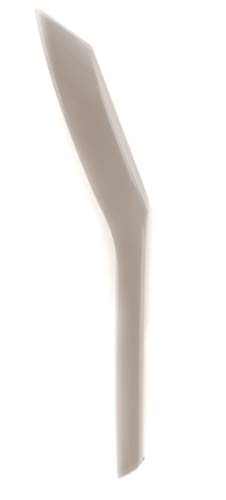 50 PACK Disposable Dining Asian Soup Spoons - White Plastic Chinese Soup Spoons for Ramen Pho Clear Appetizer 45 x 12 Inches by EcoQuality