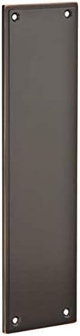 Emtek 86436 3 Inch x 12 Inch Modern Push Plate, Oil Rubbed Bronze