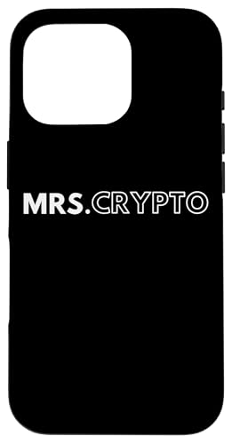 Mrs. Crypto Matching Cryptocurrency Blockchain Husband Wife �X�}�z�P�[�X iPhone 16 Pro �p
