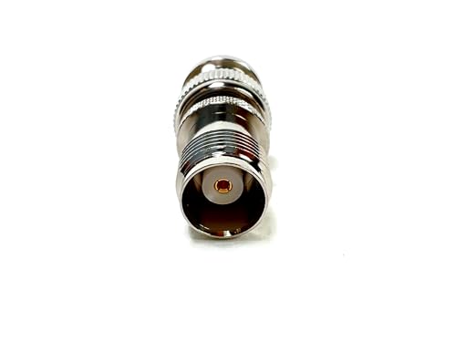 Adaptador coaxial BNC macho a TNC hembra 2 piezas miniatura 5