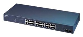 Preisvergleich Produktbild Zyxel GS-1124A Gigabit-Ethernet-Switch unmanaged 24 Ports RJ45