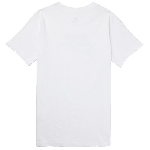 Nike Boy's NSW Futura Icon Tee (Little Kids/Big Kids) White/Black/Smoke Grey XL (18-20 Big Kid)2