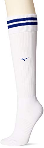 サッカーウェア ストッキング P2MX8000 ホワイト×ブルー 日本 27-29