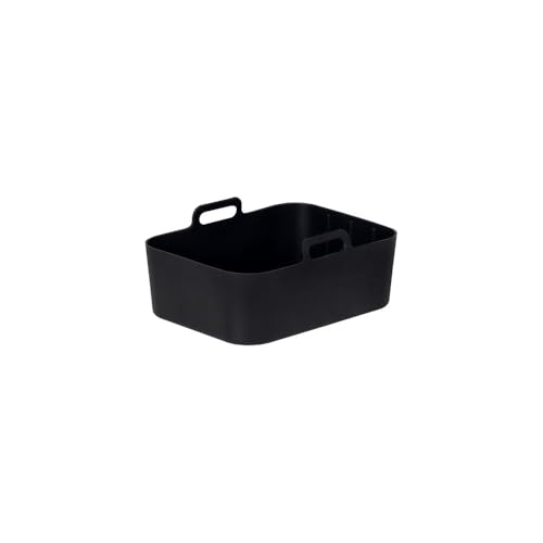 Mor - Forma de Silicone para Air Fryer Retangular Preta 21 cm