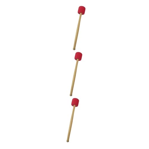 Abaodam 3 Pcs Percussion Bass Drum Mallets Big Drum Hammer con Mango de Madera miniatura 4