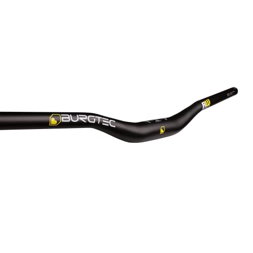 Burgtec RideWide Alloy DH MTB 35mm Clamp Handlebar - Black, 