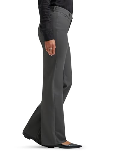 Lee Women's Ultra Lux Comfort with Flex Motion Trouser Pant, Static Gray2