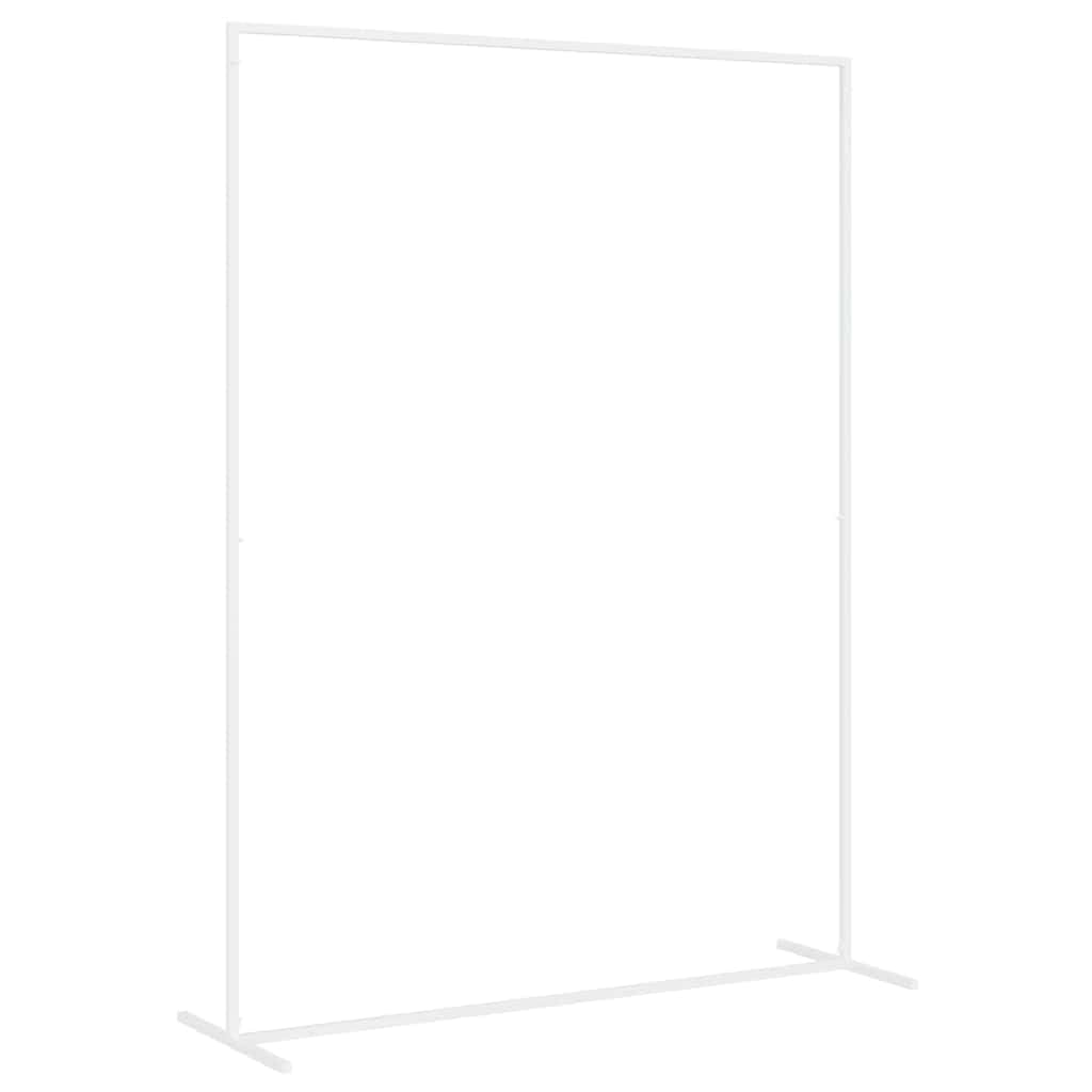 Weißer Hochzeitsbogen aus Stahl 150 x 49,5 x 200 cm für Garten Terrasse Pergola Pergola Gitter Rankhilfe und Sichtschutz wetterfest