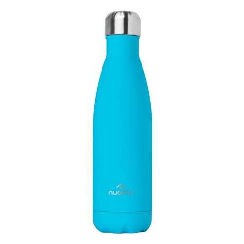 Stainless Steel Water Bottle, Vacuum Insulated, 12hrs Hot & 24hrs Cold Drinks, BPA Free, Metal Water Bottle 500ml, Leakproof Double Walled Thermal Flask for Kids, Travel, Gym, Sports – Teal - Image 6